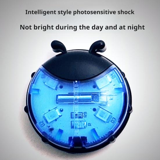 Kids Balance Bike Spoke Light Waterproof Ladybug Shape Road Mountain Bike Wheel Decoration Lamp Night Riding LED Safety Warning Lamp Bike Accessories