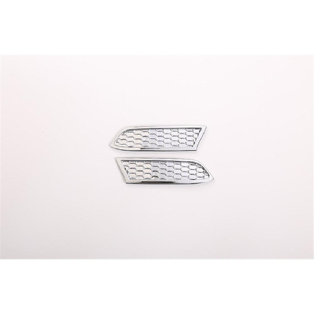 2 Pcs Chrome Plastic Front Headlight Cover Trim For Toyota Tacoma N300 2016-2020