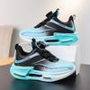 Youth Sneakers 2025 Autumn Rotating Button Comfortable Double Mesh Breathable Older Children Lightweight Slow Shock Running Shoes