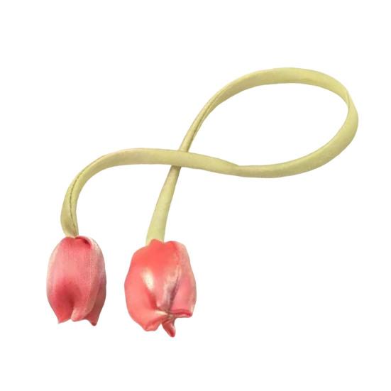 Tulip Strap Hair Tie Accessories Tulip Ribbon Curtain Tieback for DIY Crafts Clothing Hair Bands