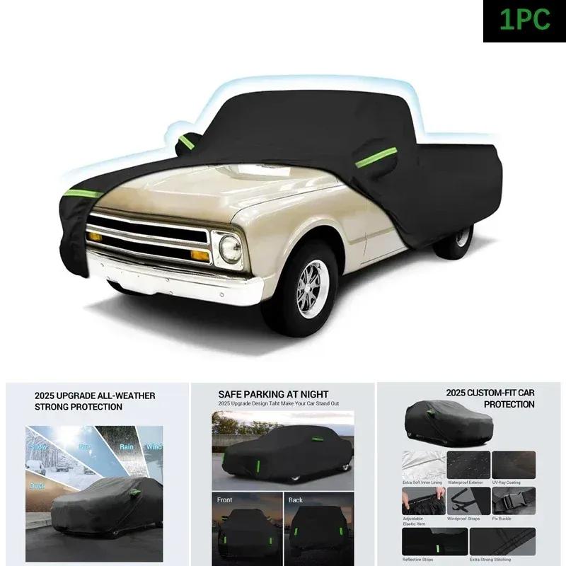 Copriauto Impermeabile Copri Camion da Esterno con Cerniera con Protezione da Vento Sole Raggi UV e Polvere Per Chevrolet C10 C20 K10 1960-1991