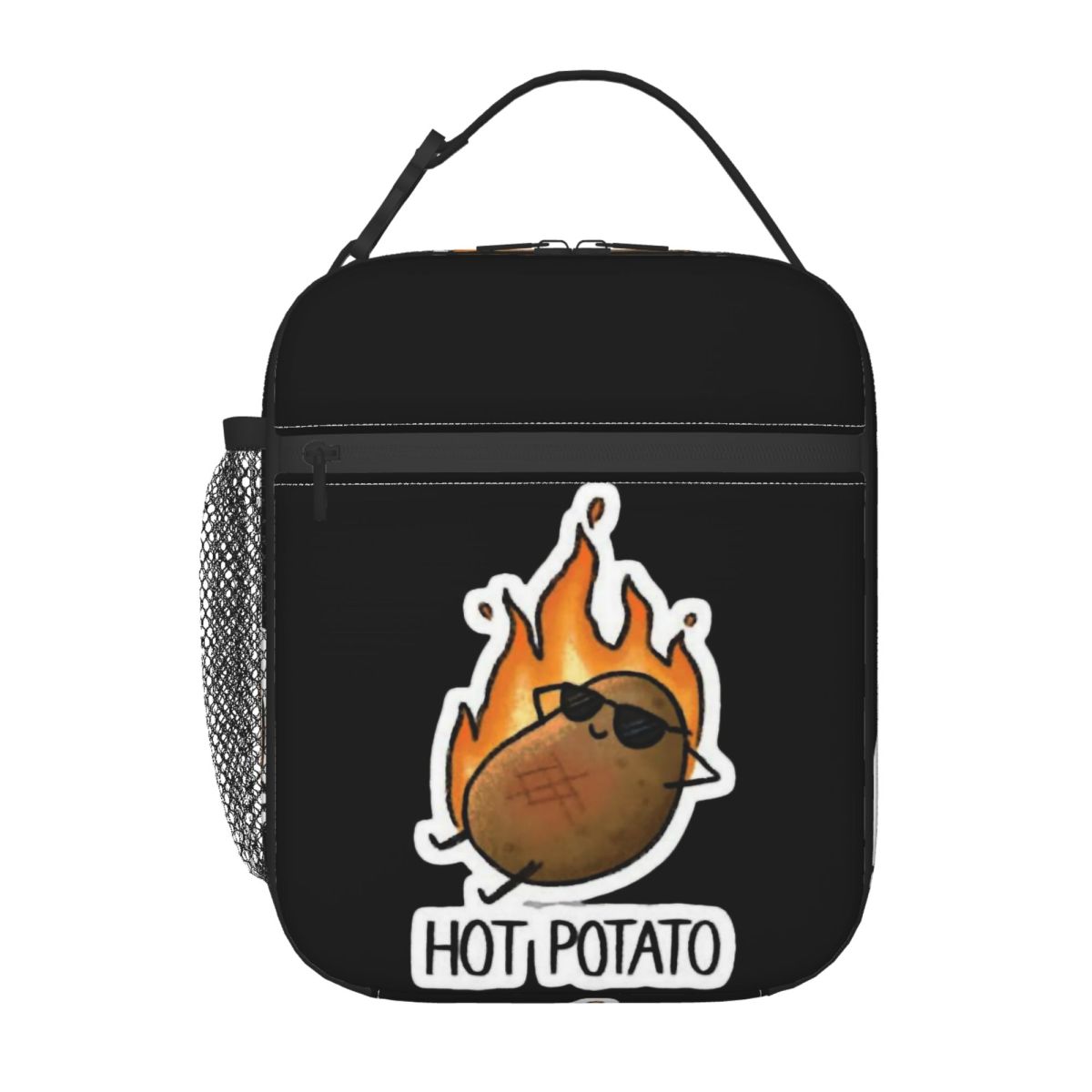Fisher Potato Insulated Lunch Bag for Women Children Portable Food Boxes Thermal Lunch Box Tote One Size