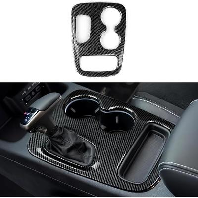 Car Gear Shift Panel Decals For 2018 Dodge Durango Accessories Carbon Fiber Interior Stickers