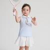 Deesha Girls' Summer Ballet-Inspired Scarf Sportswear Set
