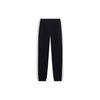 Li Ning Logo Print Lace-Up Straight Leg Comfortable Knitted Sports Pants Men bottoms Black AKLT189-1