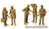 Master Box 1/35 Scale Plastic Model Kit: French Resistance and German Officer Prisoners of War, 1944, Set of 5 (MB35051)