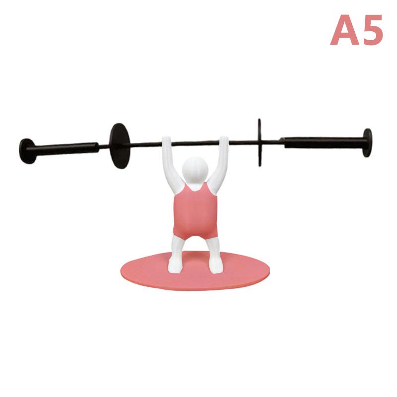 

Забавный держатель для туалетной бумаги в виде тяжелоатлета, уникальный держатель для туалетной бумаги, напечатанный на 3D-принтере, держащий штангу, декор для ванной комнаты