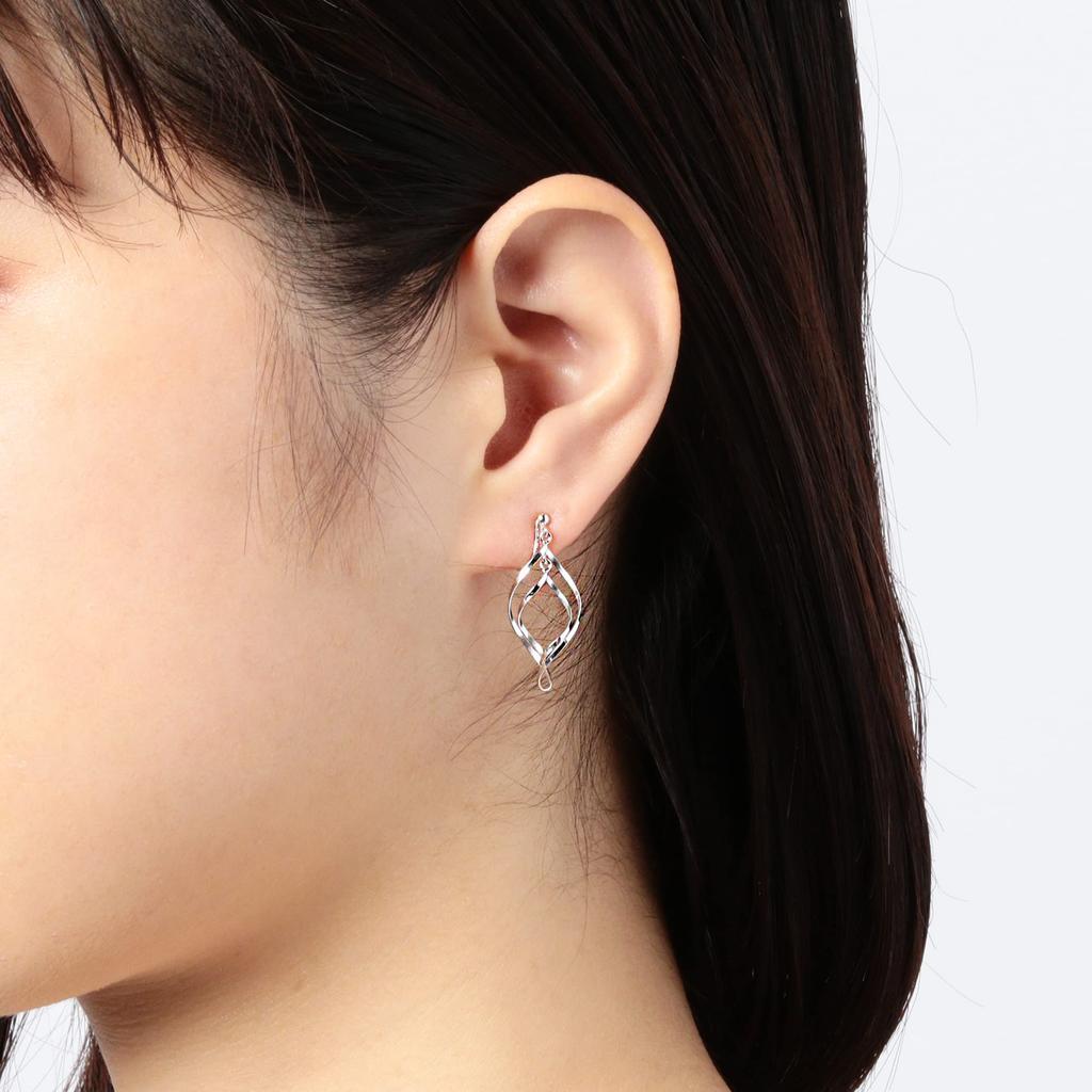 ESTELLE Platinum Earrings [Estelle] 0261-2880-0039-0000