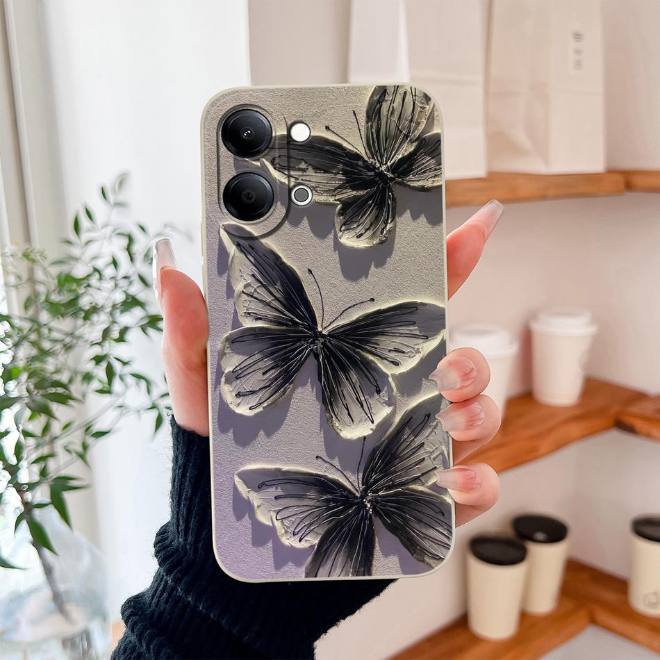 For Vivo Y05 Y11D 4G Phone Case Cute New Design Soft Liquid Silicone Full Protection Anti Drop Bumper For Vivo Y05 / Y11D Funda