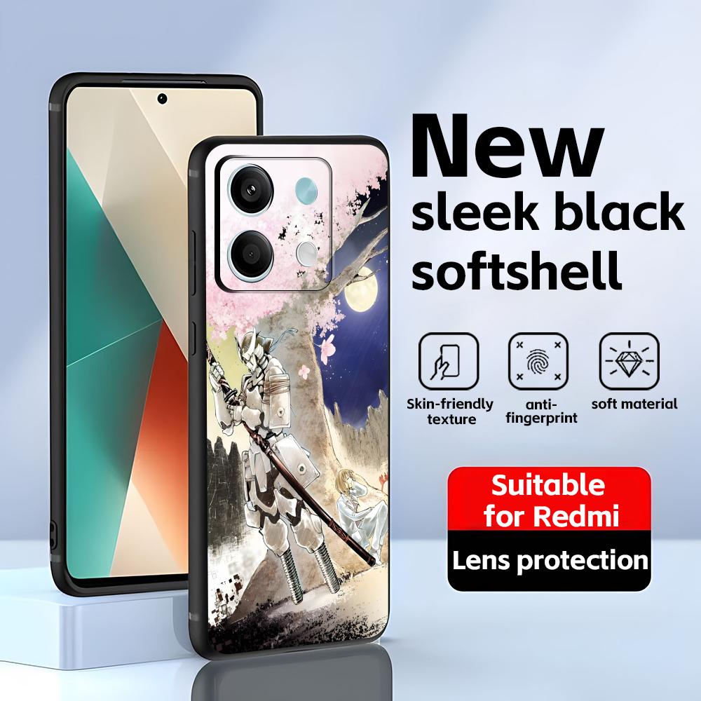 Shangri-La Frontier  Phone Case For Redmi Note 14 13 12 11 Pro Plus S 5G 14C A3 Soft Black Phone Cover