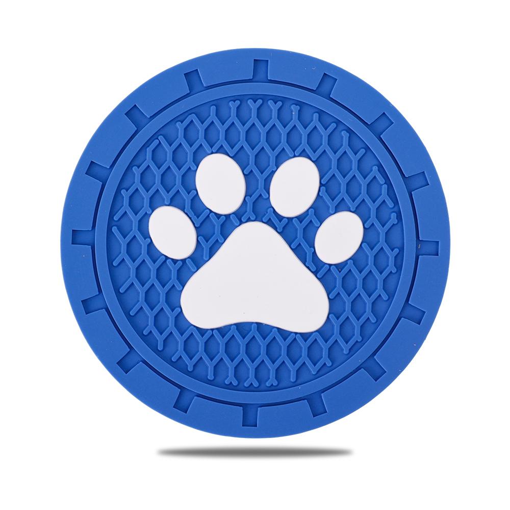 Car Coaster Double Diamond Auto Water Cup Groove Non-slip Pad Honeycomb Heat Insulation Anti Scalding Mat Car Door Groove Mat