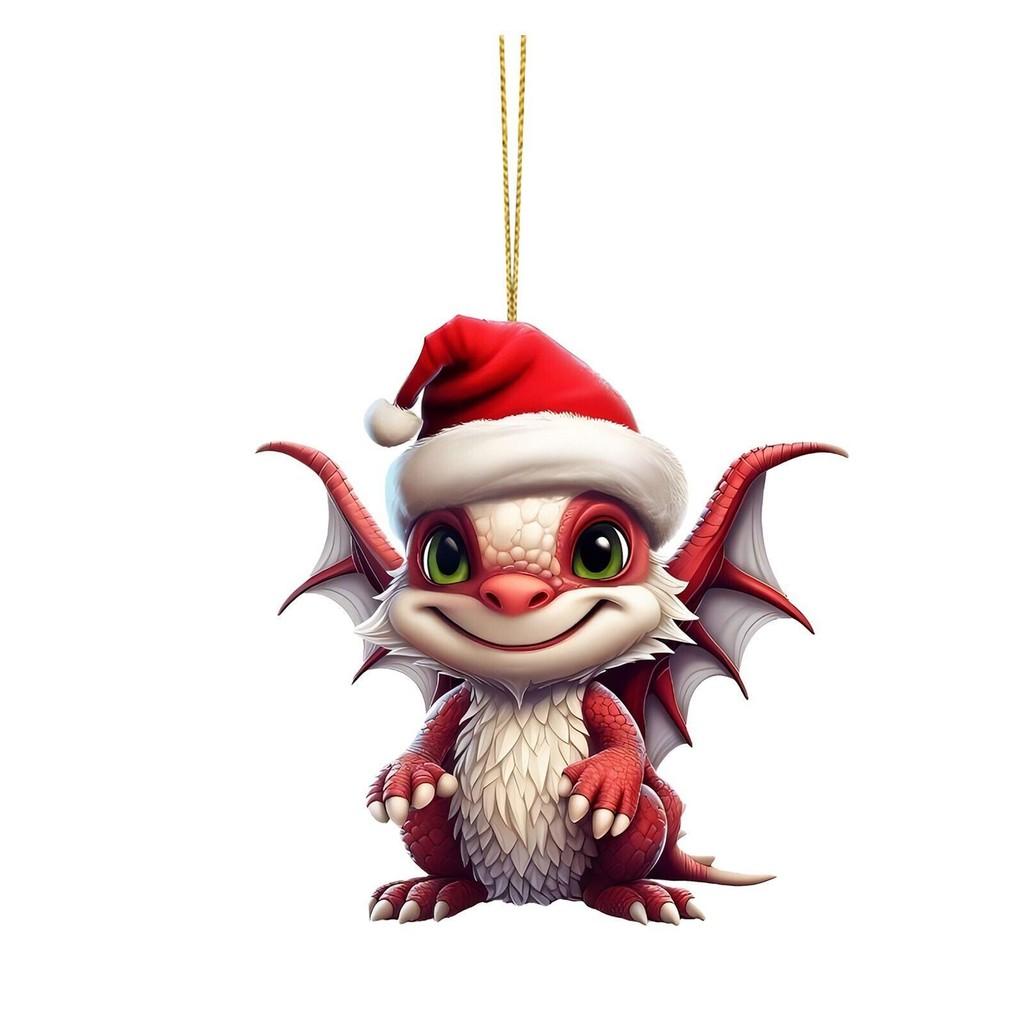 Acrylic Dragon Festive Car Accessories For Charming Christmas Home Decorations
