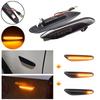 For BMW E90 E91 E92 E93 E60 E87 E82 E46 2Pieces Led Dynamic Side Marker Turn Signal Light  Car Sequential Indicator Blinker Lamp
