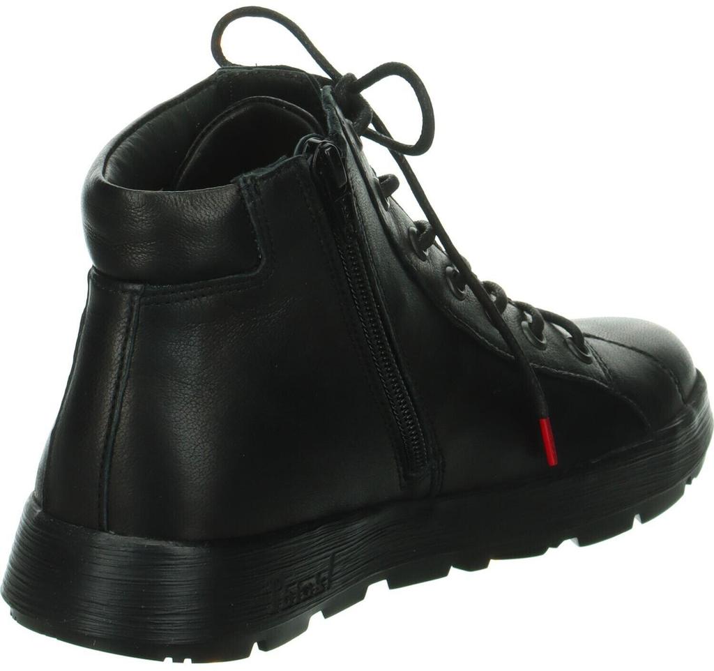 Think COMODA Stiefel mit Reißverschluss und Schnürsenkeln schwarz