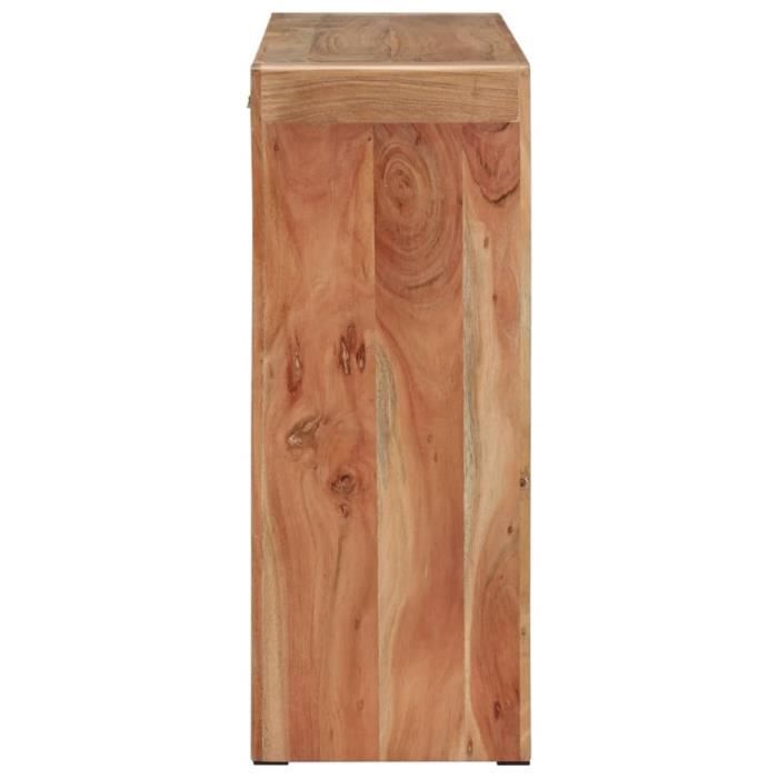 VidaXL Table console 110x30x76 cm bois massif d'acacia 351650