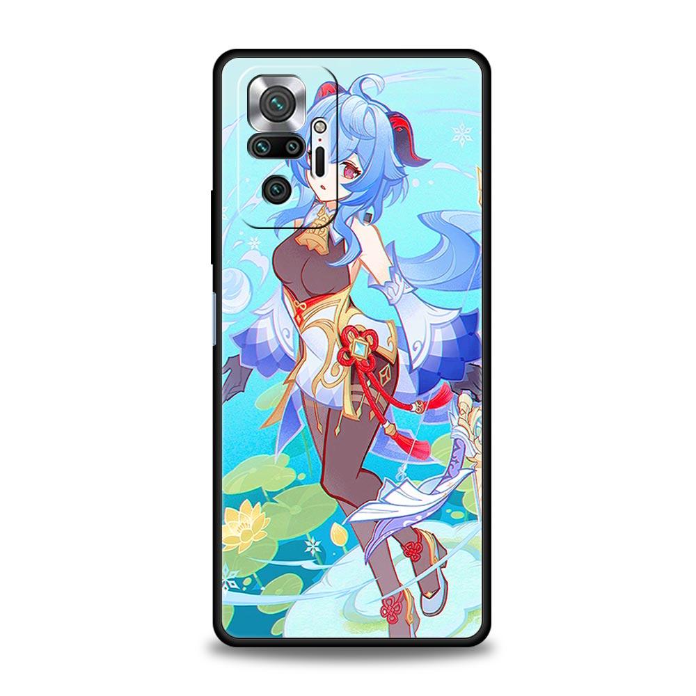 For Redmi 10C Cases Funda Genshin Impact Soft Phone Case For Xiaomi Redmi Note 12 11 9S 9 8 10 Pro Plus 7 9T 8T 9C 9A 8A Cover