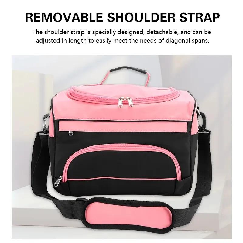 Portable Makeup Bag Salon Nail Tattoo Waterproof Storage Case Beauty Cosmetic Organizer Professional Hairstylist Travel Bag