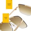 New Frameless Gradient Sunglasses Women Fashion Lightweight Sun glasses UV400