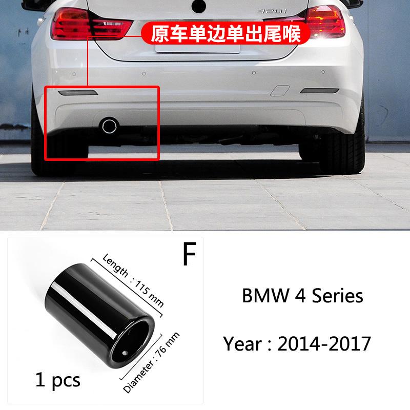 For BMW 1 2 3 4 5 Series X1 3GT F20 F22 F30 F32 F34 F36 F10 F48 Car-Styling Stainless Steel Car Exhaust Muffler TailPipes Cover