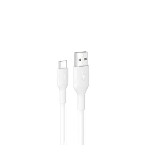 Belkin USB-A To USB-C Cable 1m Black CAB021fq1MBK Fast Charging Durable Cable for iPhone 16 15 iPad MacBook