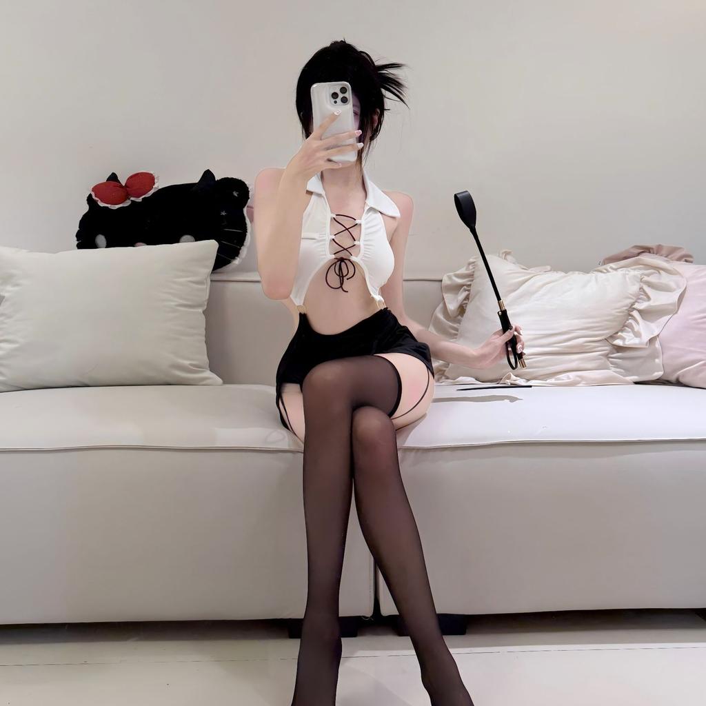 Sex Lingerie Sexy Secretary Hip Skirt Cosplay Nightclub Plus Size Free Uniform Seduction Woman