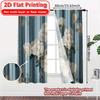 2D Flat Printing  2pcs Dreamy Oasis Contemporary Modern Curtains Prints Light Filtering Curtains Versatile All for Bedroom