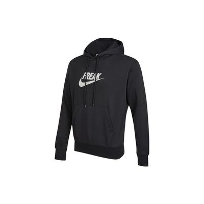 Nike Felpa con cappuccio pullover con stampa logo da uomo Felpa con cappuccio Nera DA5692-010