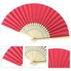 5/10 Stück Handfächer Einfarbig Bambus Papierfächer Tanzaufführung Holz Faltfächer Bekleidungszubehör Zum Handbemalen