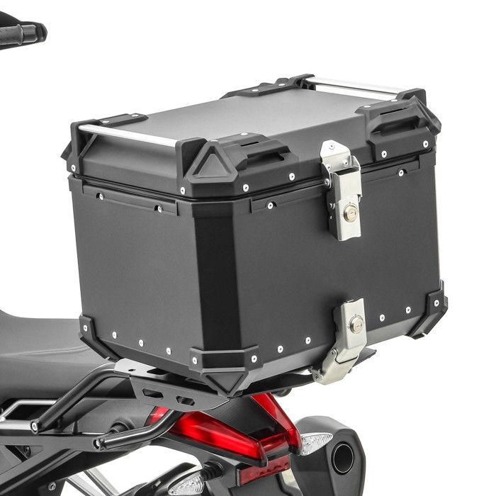 Set Top Case + Support - Aprilia Tuareg 660 22-25 - Aluminium robuste - 45 litres - Fixation rapide
