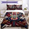 3pcs Duvet Cover Set (1*Duvet Cover + 2*Pillowcase, Without Core), Club Deportivo Guadalajara Print Soft All‑Season Bedding Set, Home Bedroom Decor Gi