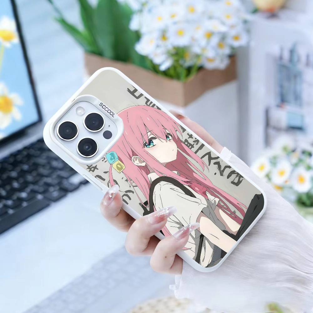 Anime Cute B-BOCCHI T-THE R-ROCK  Phone Case For IPhone 16 17 15 14 12 13 Pro Max white Color Shockproof Cover iPhone17air