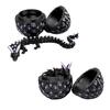 Dragon Egg Mysterious Dragon Egg Luminous Articulated Animal Toy Crystal 3D Printed Dinosaur Egg Suitable For Children Boys Girls Home Decoration