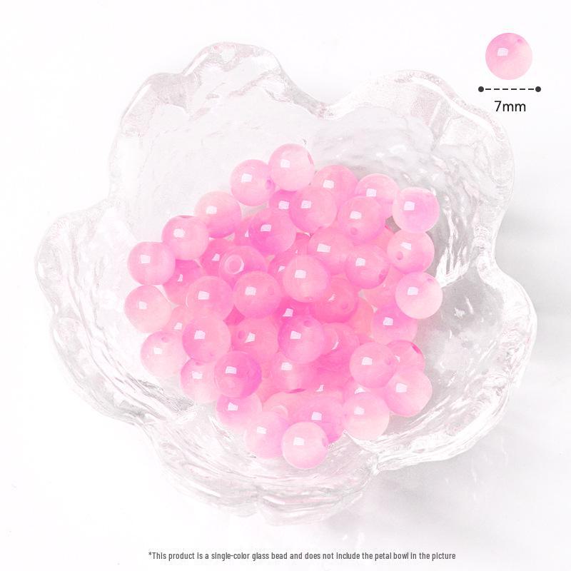 

Набор для самостоятельного изготовления украшений из стеклянных бусин для девочек: 7 мм развивающие игрушки-браслеты ручной работы