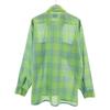 B.V.D 60s Vintage Check Pattern Long Sleeve Button Down Shirt M Green Men's Used