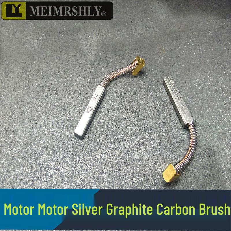 Silver Carbon Brush for Servo Motors - Various Sizes (4.8x6.5x20, 4x5x20, 3x4x15)