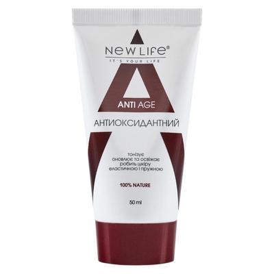 Antioxidační krém na obličej, krk a dekolt Anti Age New Life Tonizuje, Obnovuje, Zpevňuje Pokožku
