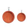 Time Gem Wood Tray Necklace Pendant Accessories - DIY Jewelry Round Tray