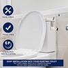 3er-Pack/Los Edelstahl Bidet-Armatur Auslaufsicher Einfache Installation Mehrfaches Bidet-Sprüherset Hand