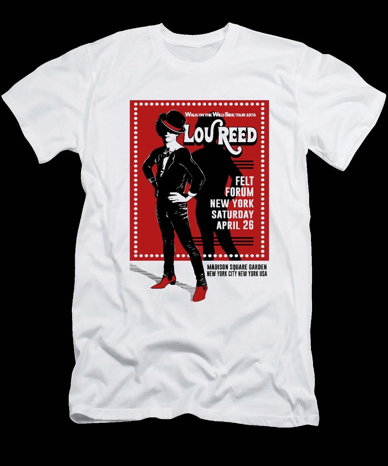 Lou Reed 1975 NYC Cotton T -Shirt XL S