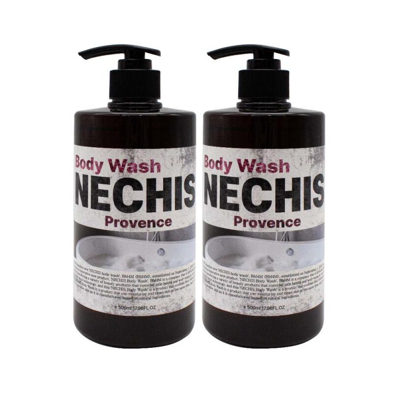NECHIS Fragrant Mildly Acidic Body Wash Provence 500ml 1+1
