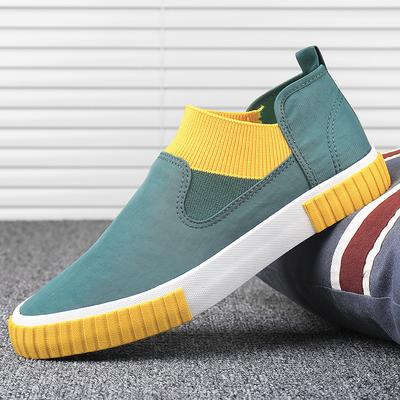 Spring Men's Cloth Shoes Canvas Trendy Versatile Casual Shoes Flat Shoes Net Shoes Men's Trendy Shoes