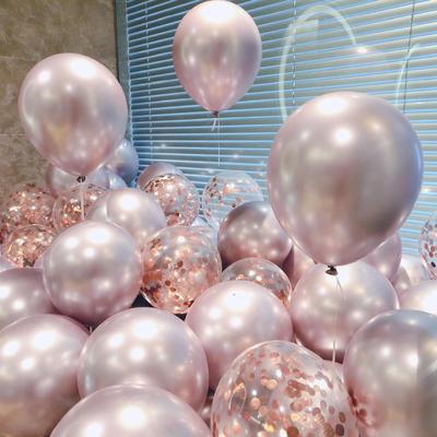 Palloncini in metallo con paillettes spessi e antideflagranti per decorazioni di compleanni, matrimoni o feste