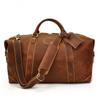 High Fashion Leather Travel Bag For Men Male Duffle Bag Large Capacity Weekender Bag 50cm Luggage Bag Business Carry On Handbag