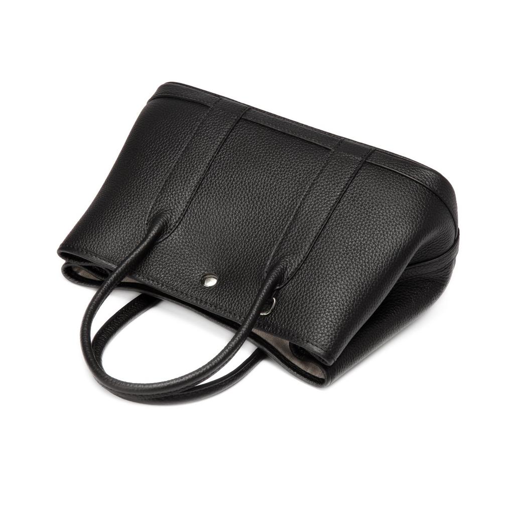 [Macton] Medium-sized Cowhide Ladies Shoulder Bag MC-9016M (black)