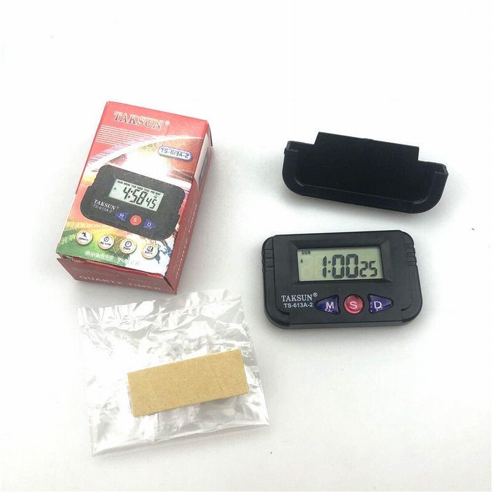 Table Clock Alarm Clock ABS Plastic Black New Reliable