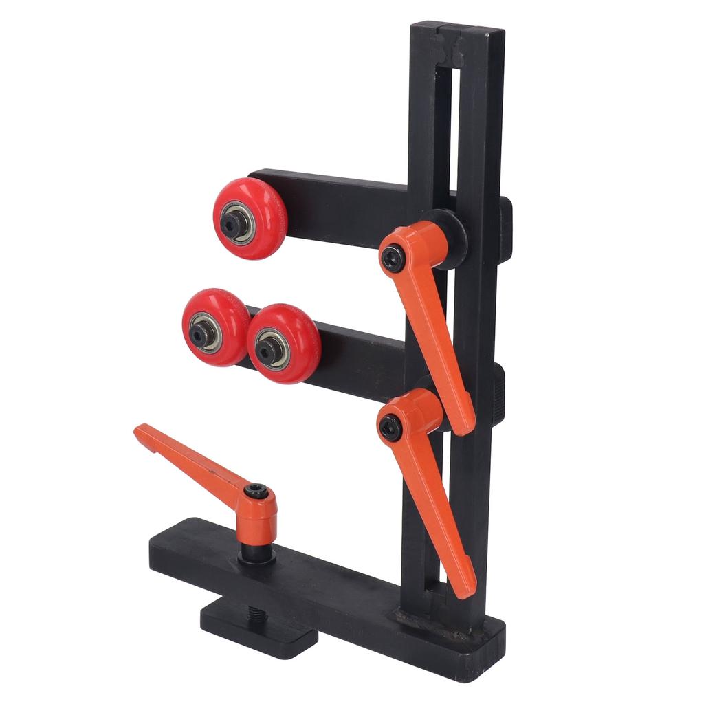 Wood Lathe Steady Rest L Shape Height Adjustable Cast Iron Woodworking Lathe Center Frame