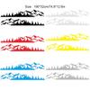 2piece Fashionable Mountain Forest Vinyl Car Stickers Easy To Install PVC Strong Adhesive Unique