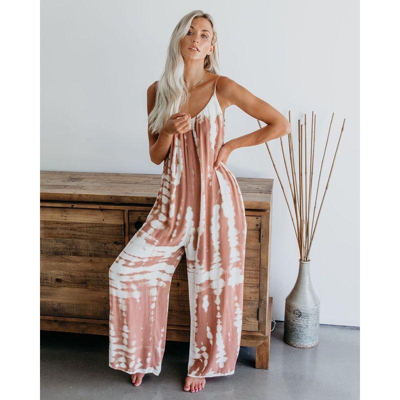 Strap Sexy Wide Leg Jumpsuit for Women Sexy Suspenders Wide Leg Jumpsuit Women