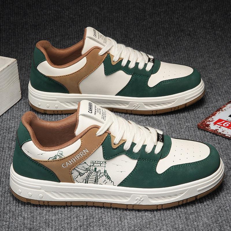 

Board shoes men s Hong Kong trendy shoes student spring 2024 new low-top men s shoes flat-bottomed casual trendy sports shoes 44