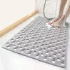 Slip Anti Mould Rubber Anti Slip Bath Mat With Drain Holes Machine Washable Antibacterial Resistant Shower Mat For Shower Or Tub